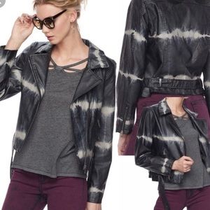 Women's Rock & Republic® Tie-Dye Moto Faux Leather